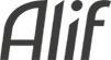 logo alif font